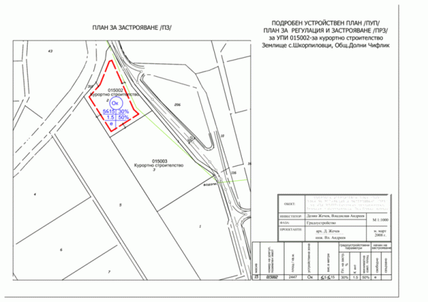 Продава парцел, с. шкорпиловци, област варна