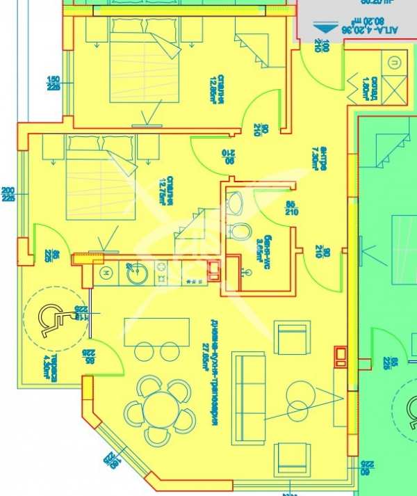 Продава 3-стаен, гр. бургас, област бургас