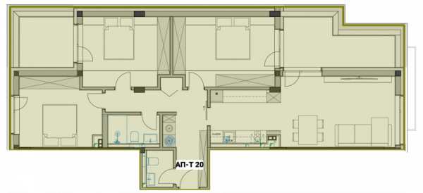 Продава 4-стаен, гр. русе, здравец