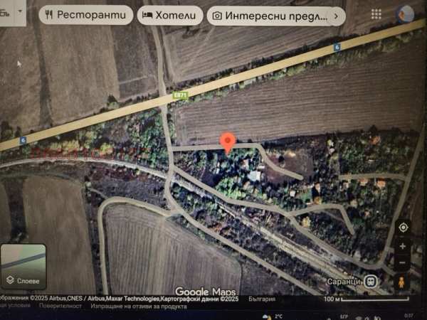 Продава парцел, с. саранци, област софия област