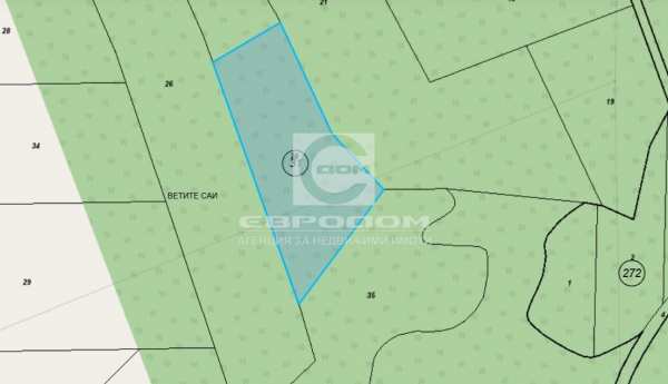 Продава парцел, с. малка верея, област стара загора