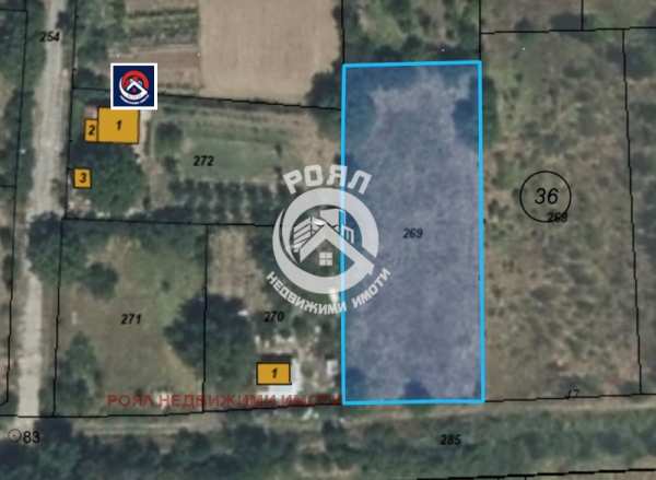 Продава парцел, с. избеглии, област пловдив
