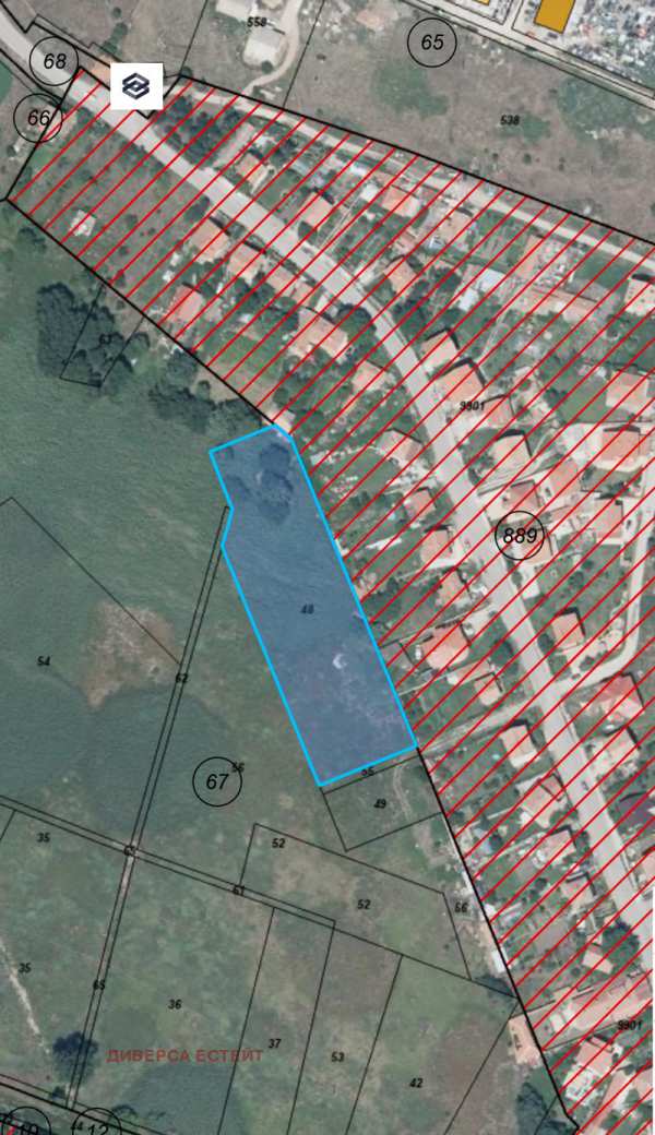 Продава парцел, с. петърч, област софия област