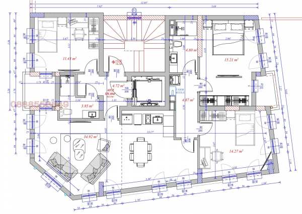 Продава 4-стаен, гр. русе, център